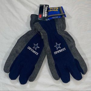 Fleece Gear 3M Thinsulate Thermal Insulation NFL Dallas Cowboys Winter Gloves